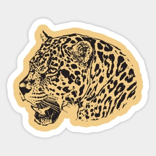 Jaguar portrait Sticker